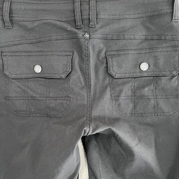 Prana Halle Shorts Women's 6 Black Stretch Performance Outdoor Hiking - Picture 4 of 7